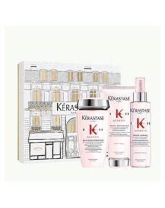 Набор Genesis: Шампунь + Кондиционер + Термозащитный спрей для волос Kerastase
