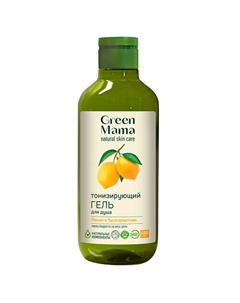 Гель для душа тонизирующий Лимон и тысячелистник Natural Skin Care 400 Green mama