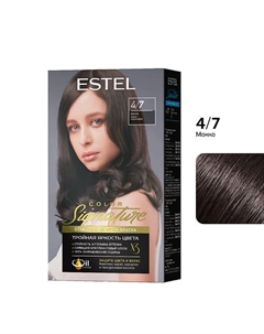 Стойкая крем-гель краска для волос ESTEL COLOR Signature 4/7 Мокко 170 Estel professional