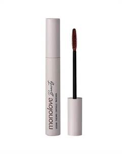 Тушь для ресниц, бургунди термотушь, объем и удлинение, VEGAN 12 Monolove bio
