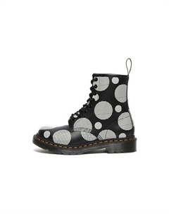 Ботинки 1460 Polka Dot Smooth Leather Black Dr. martens