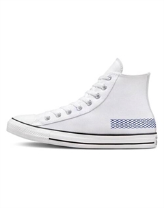 Кроссовки Chuck Taylor All Star High Top Retro Sports Skateboarding Shoes White Blue Converse