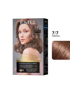 Стойкая крем-гель краска для волос COLOR Signature 7/7 Тирамису 170 Estel professional