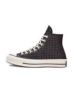 Кроссовки Chuck 70 Womens High Houndstooth Shine Black Womens Converse