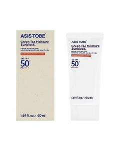 Крем для лица солнцезащитный с экстрактом зеленого чая SPF 50+ 50 Asis-tobe
