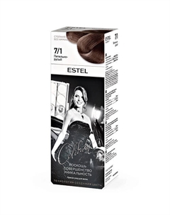 Краска-уход для волос CELEBRITY, тон 7/1 пепельно-русый 140 Estel professional