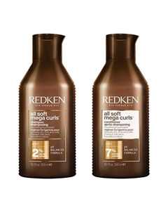 Набор All Soft Mega Curls Bundle: Шампунь + Кондиционер Redken