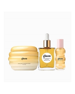 Набор для ухода за волосами On-The-Go Honey Hair Trio: Маска + Масло + Спрей Gisou