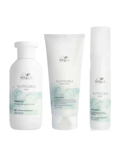 Набор для ухода за волосами Nutricurls Bundle Milky Waves Wella