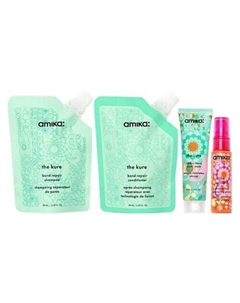 Набор для ухода за волосами The Kure Шампунь+Кондиционер+Маска+Праймер Amika