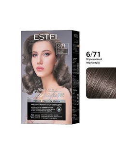 Краска для волос COLOR Signature 6/71 Коричневый перламутр 170 Estel professional