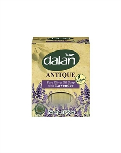 Мыло кусковое Antique, натуральное Лавандовое 900 Dalan