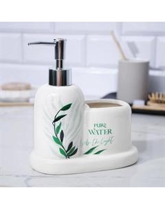 Дозатор для жидкого мыла со стаканом «Pure water», 300 мл. See you home