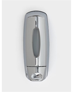 Диспенсер для жидкого мыла, механический, 350 мл, хромированный Savanna