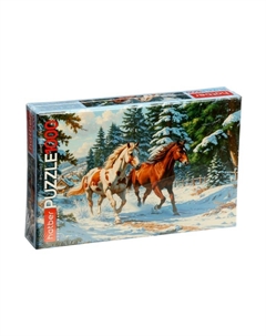 Пазл новогодний «Зимние грации», 1000 деталей Hatber