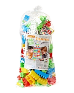 Конструктор «Строитель», 181 деталь Полесье