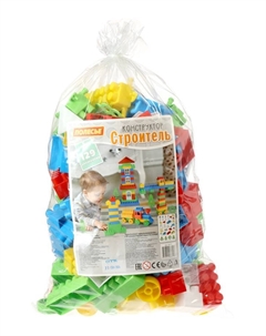 Конструктор «Строитель», 129 деталей Полесье