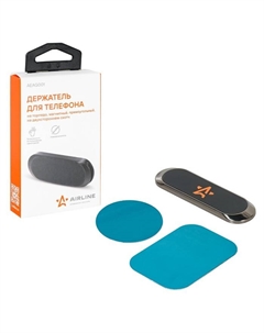 Держатель для телефона на торпеду, магнитный, прямоугольный, на двухстороннем скотче Airline