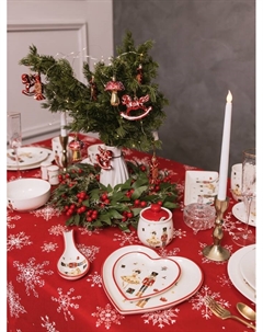 Сахарница новогодняя «Сказочный бал.Щелкунчик», 350 мл, доломит, белая Доляна