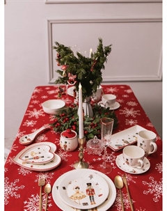 Кружка новогодняя «Сказочный бал.Щелкунчик», 330 мл, фарфор, белая Доляна