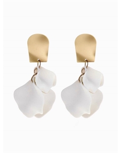 Серьги ассорти «Ветер» неровность, цвет бело-золотой Qf