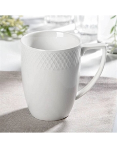 Кружка фарфоровая Wilmax «Юлия Высоцкая», 350 мл, цвет белый Wilmax england