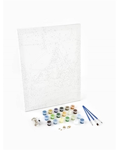 Картина по номерам с подрамником и гирляндой «Новый год! Уютный вечер», 30×40 см Школа талантов