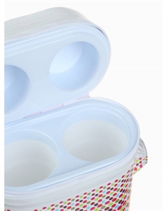 Термосумка - контейнер для 2-х классических бутылочек, пенопласт, МИКС Mum&baby