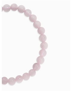 Браслеты парные «Кварц розовый и Аквамарин», 2 шт. шар №6 Qf