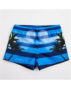 Плавки купальные для мальчика «Ночной пляж», рост 98-104, синие Minaku