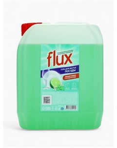 Гель для мытья посуды «Лайм и мята», 5 л Flux