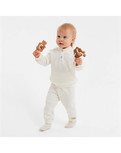 Комплект детский (джемпер, брюки), рост 86-92 см, экрю Minaku