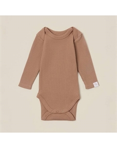 Набор боди 2 шт. SL HOME, рост 74-80 см, бежевый, кофейный Sima-land home