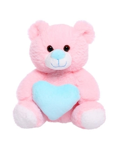 Мягкая игрушка «Мишка с голубым сердечком», 23 см Maxitoys
