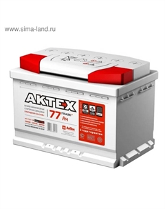 Автомобильный аккумулятор Актех 77 Ач, обратная полярность 750 А