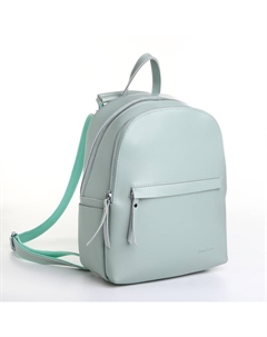 Рюкзак женский городской на молнии, 4 наружных кармана,, цвет мятный Letizia forzza