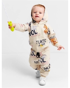 Набор: джемпер на молнии и брюки "Graffiti", рост 74-80 см Крошка я