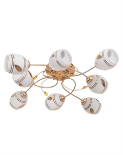 Люстра "Бриана" 8х40Вт Е27 Золото МОДЕЛЬ: 2800087 Bayerlux