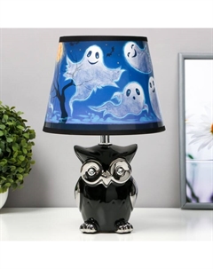 Настольная лампа с абажуром «Призраки», Е14, 15 Вт, 20×20×30 см Risalux