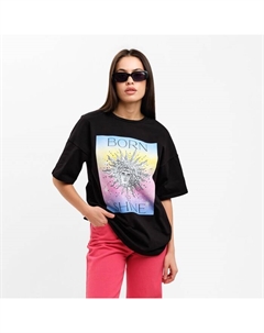 Футболка женская Born shine, размер 48-50 Mist