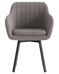 Стул Тревис XL сиденье Парма 1011 мокко/ножки РИЛЛИ поворотные/черный матовый Столбург