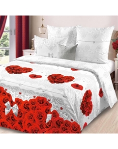 Постельное бельё 2-спальное «ЛидерТекс. Валентина», поплин Лидер текс