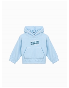Худи флисовое детское «» Exploring, рост 92-98, голубое Крошка я