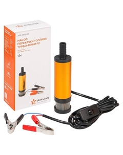 Насос перекачки топлива ТУРБО-МИНИ-12 погружной с фильтром, 12 В, 38 мм, 12 л/мин Airline