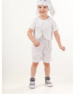 Карнавальный костюм «Заяц Ваня», жилет, шорты, шапка, размер 110-56 Пуговка