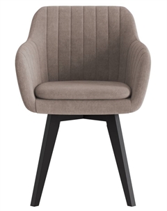 Стул Тревис XL сиденье Парма 1004 какао/ножки СТАНДАРТ МАССИВ/черный Столбург