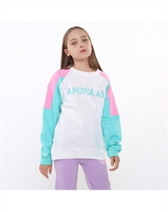 Свитшот для девочки, цвет розовый, рост 134-140 см Modernfeci