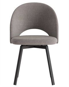 Стул Шадэ сиденье Парма 1011 мокко/ножки РИЛЛИ поворотные/черный матовый Столбург