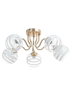 Люстра "Аурика" 5хЕ27 40Вт золото 55х55х27 см Bayerlux