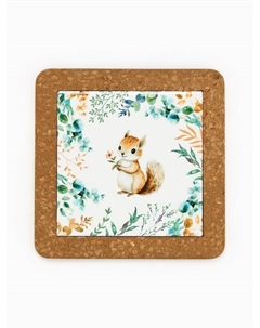 Подставка под горячее керамическая «Белочка», 19.5 см Дорого внимание